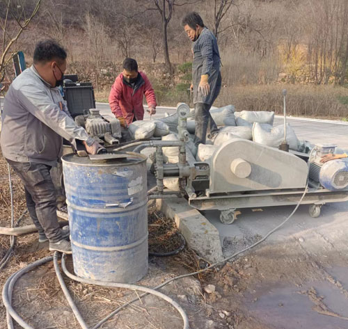 博兴路面下沉注浆