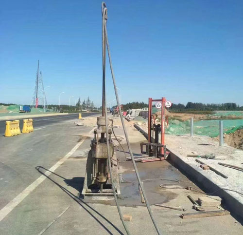 博兴公路高聚物注浆加固